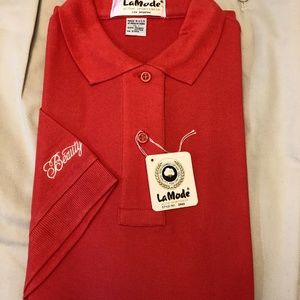 LADY-LaMode BEAUTYREST Polo  w/tags MINT LG